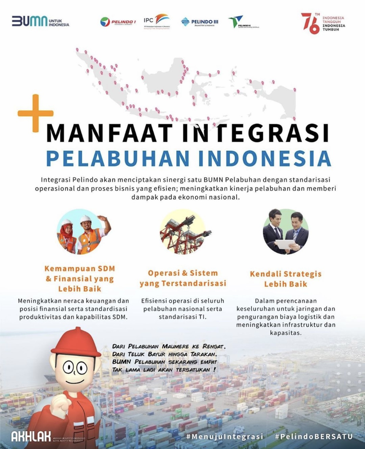 Manfaat Integrasi Pelabuhan Indonesia