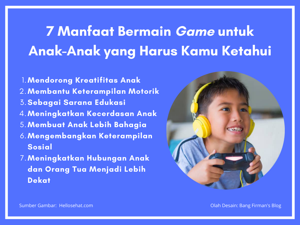 7 Manfaat Bermain Game untuk Anak-Anak yang Harus Kamu Ketahui