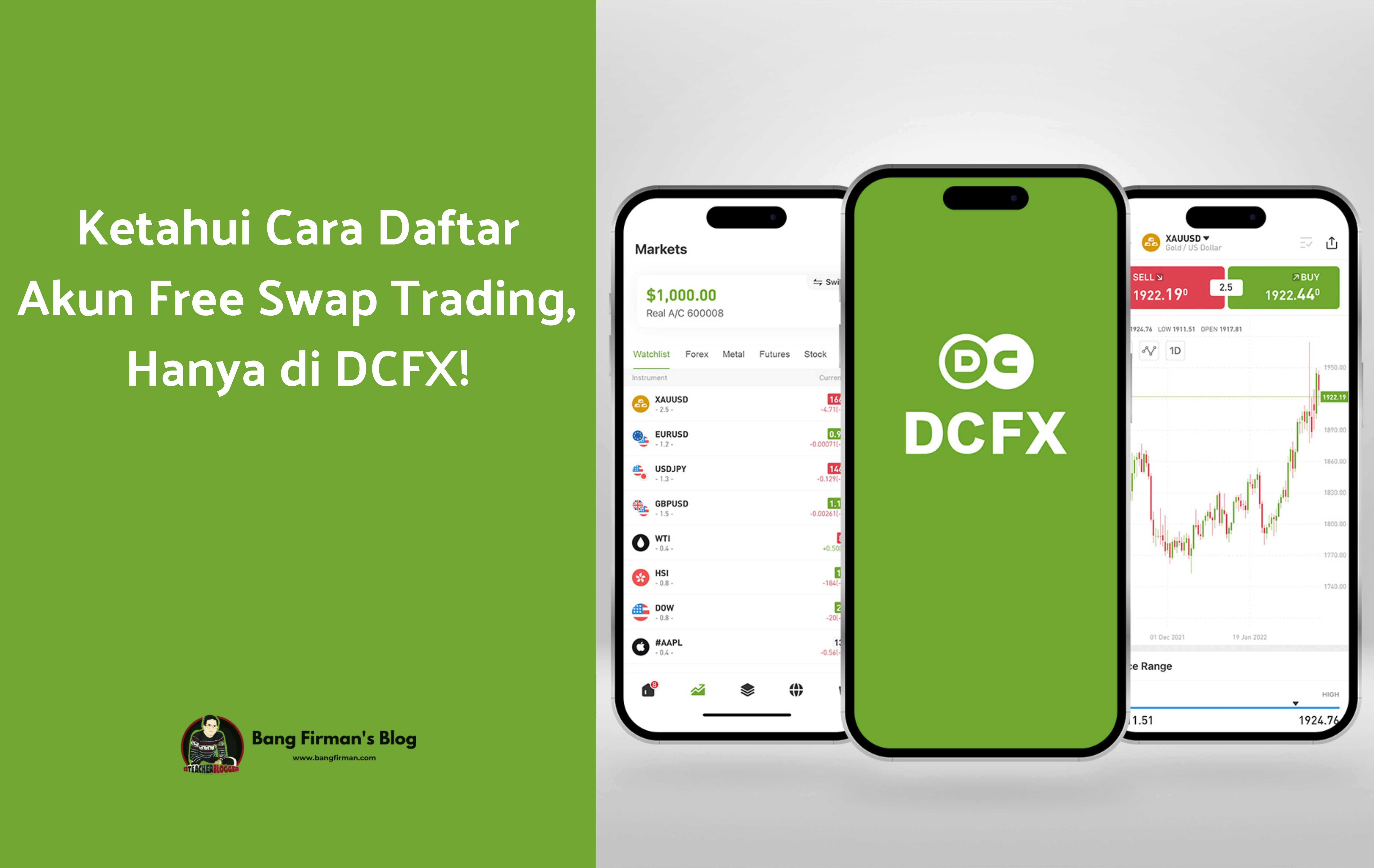 Ketahui Cara Daftar Akun Free Swap Trading, Hanya di DCFX!