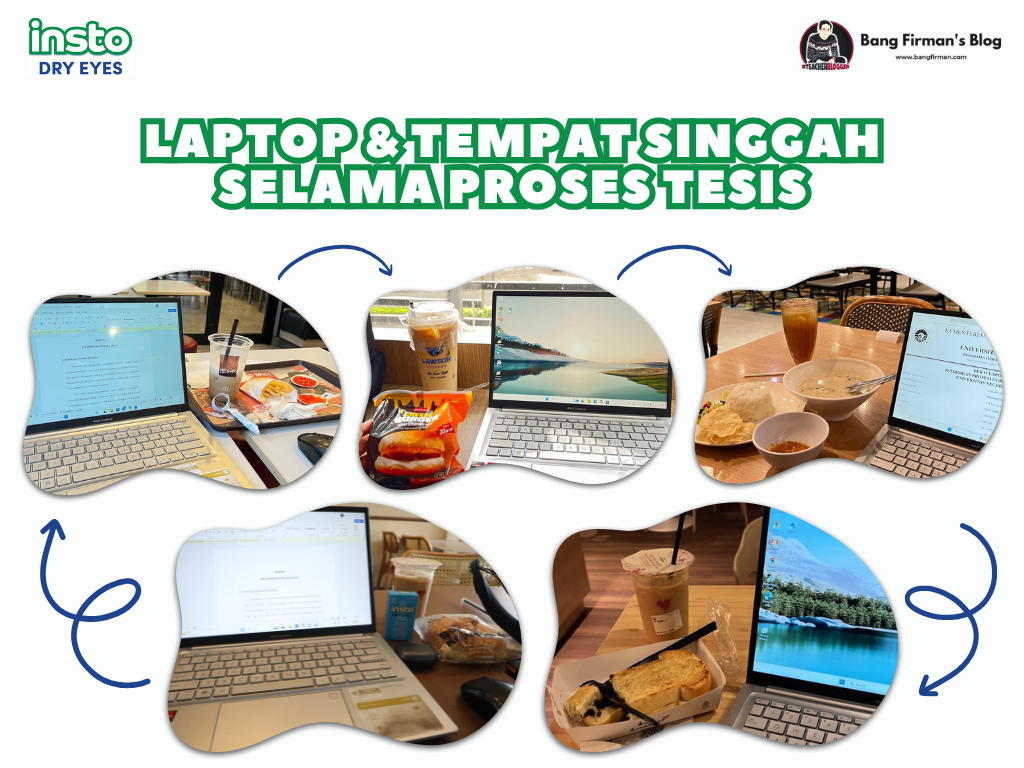 Laptop dan Tempat Singgah Selama Proses Tesis