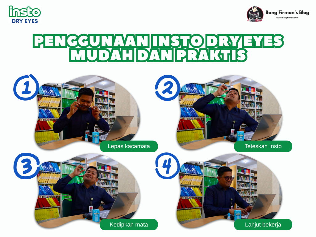 Penggunaan Insto Dry Eyes Mudah dan Praktis